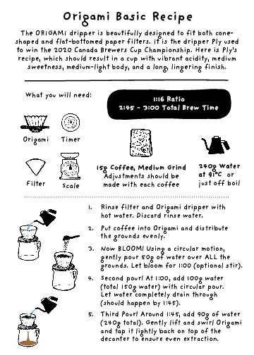 ORIGAMI Recipe Card - Image 3