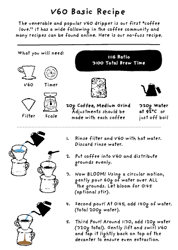Hario V60 Recipe Card - Image 3