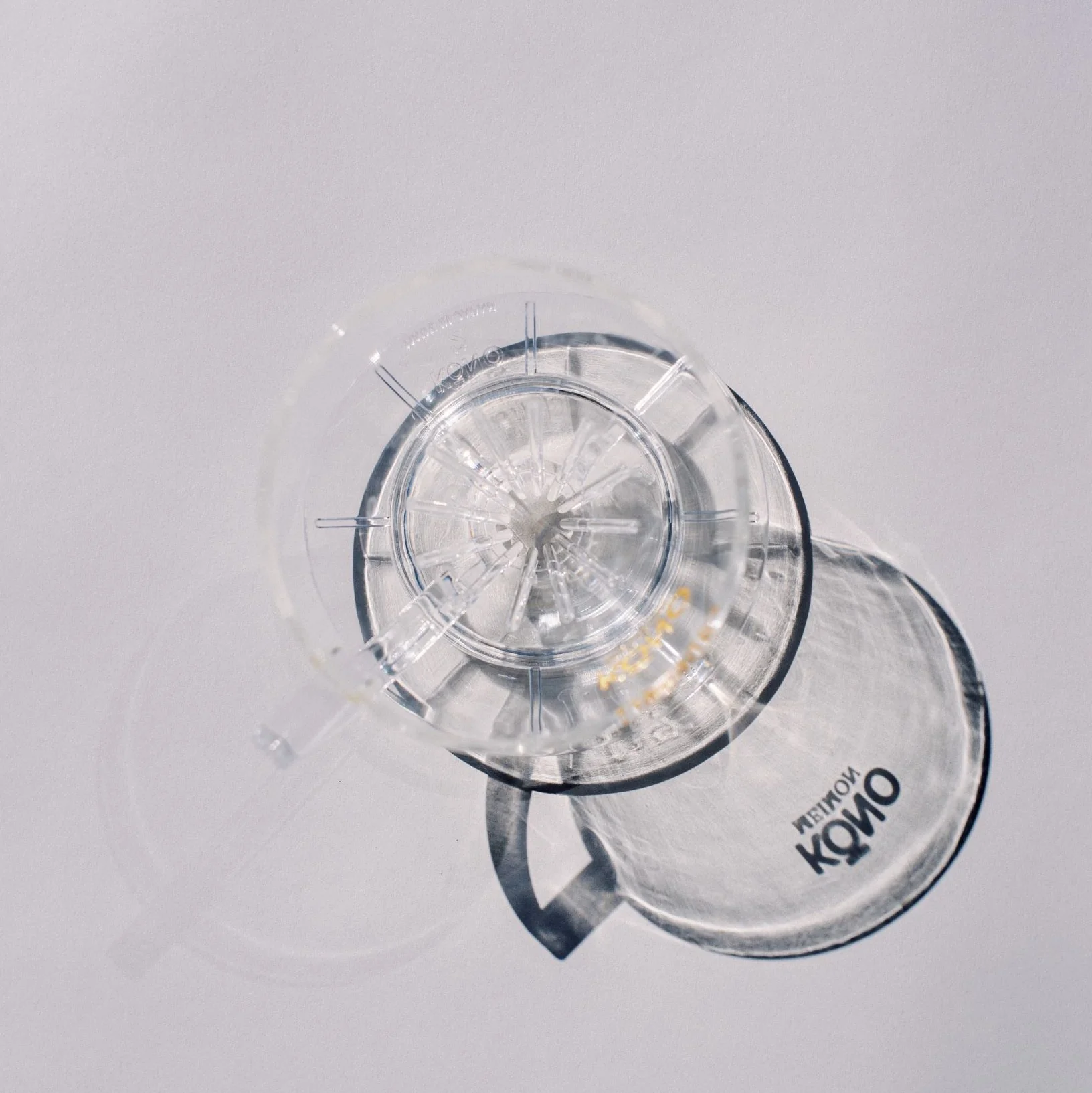 Kono - Meimon MDN-21 Plastic Dripper Clear 2 cup - Image 3